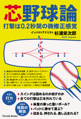 現代における効果的な野球練習法、そして野球をするうえでもっておくべき考え方とは？野球アナリストによる解説書『芯野球論 打撃は0.2秒間の微修正感覚』発売！