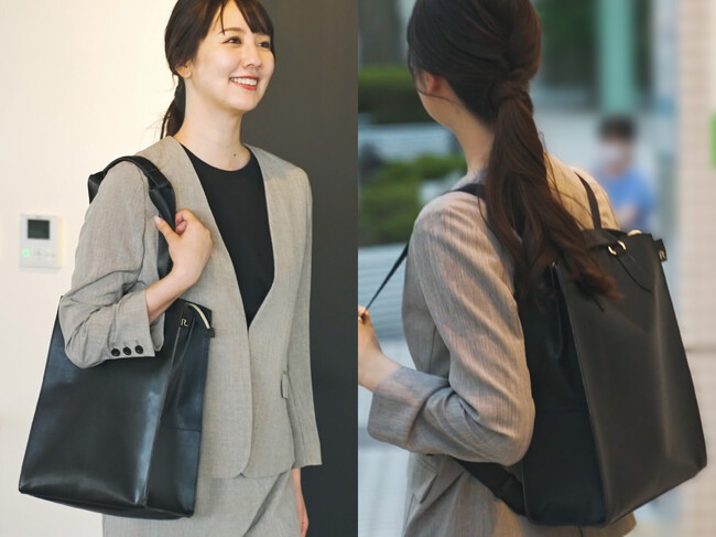 場面に応じて使い分け！きっちりトート、ときどきリュック。働く女性のための2WAYトート「セオルー busy」、8月下旬発売