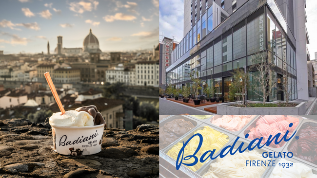 伝統を継ぐイタリアンジェラートショップが中部地方へ初上陸！「Badiani（バディアーニ）」日本3号店オープン