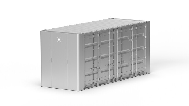 パワーエックス、三井E&S玉野事業所内でコンテナ型定置用蓄電池の組立を開始