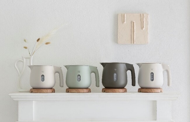 ナチュラルなデザインで暮らしに馴染む 電気ケトル(CK-SA型)新発売