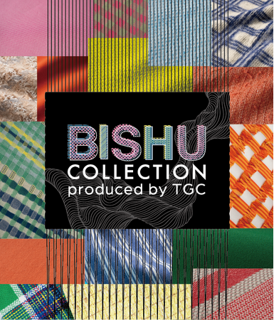 「BISHU COLLECTION produced by TGC」にて、気鋭デザイナー吉田圭佑や装苑賞グランプリ受賞の現役大学生デザイナー大下彩楓を起用し、尾州を使用したオリジナルショーピースを作成