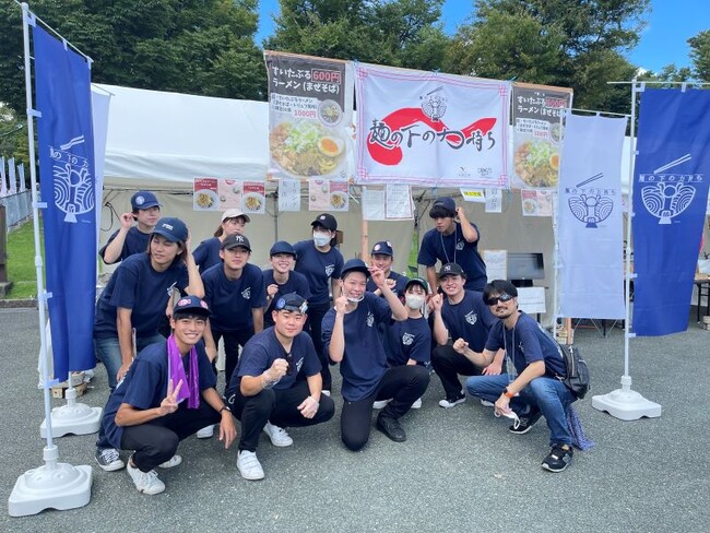 吹田フェスタin万博記念公園で社会学部学生がSDGsラーメンを出店！