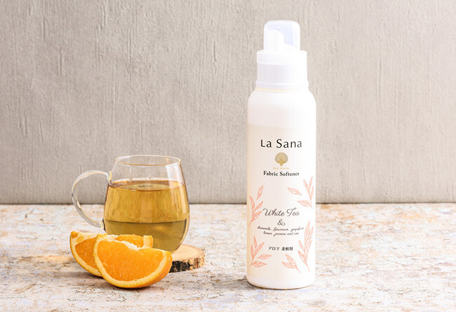 ラサーナ人気の香りにお肌にも環境にも優しい植物由来の柔軟剤が新登場！『ラサーナ アロマ 柔軟剤 ホワイトティーの香り』 2023年11月1日（水）新発売