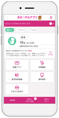 母子手帳アプリ『母子モ』が千葉県木更津市で提供を開始！