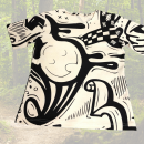 好みのデザインを選べるMOKU-NUNOアートTシャツ 好みのデザインを選べるMOKU-NUNOアートTシャツ