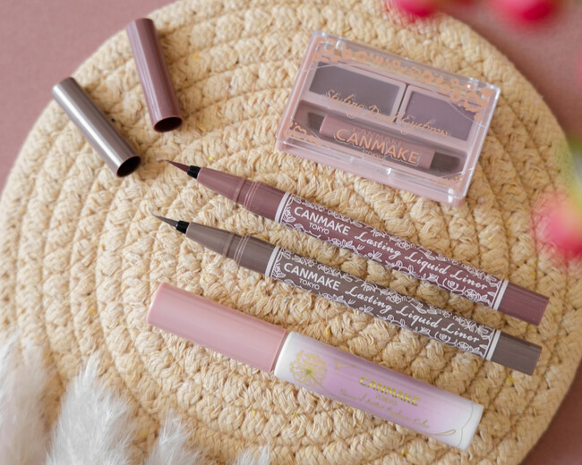 【キャンメイク】速乾＆高発色の極細筆リキッドアイライナーから程よい抜け感カラー２色が登場！ふんわりミニブラシ眉マスカラ、“ワックス×パウダー”アイブロウの新色・限定色も8月下旬より発売