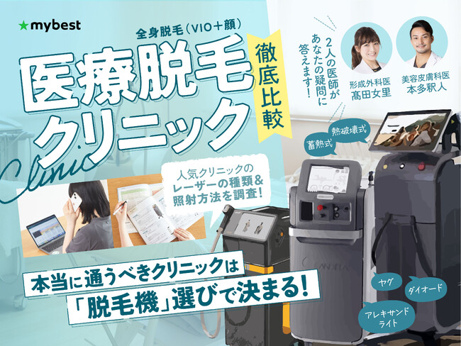 医療脱毛クリニックをユーザー目線で徹底検証