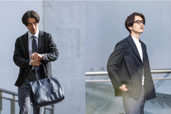 季節の変わり目の服装に迷うビジネスパーソンに向けた企画　カーディガン感覚で気軽に羽織れる「シャツジャケット」を発売