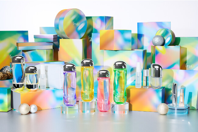 ~IPSA HOLIDAY COLLECTION 2023~自分らしく生き生きとした肌印象へ導く 冬の情景に映えるカラフルでPOPなマルチカラーを纏ったホリデースペシャルラインアップ