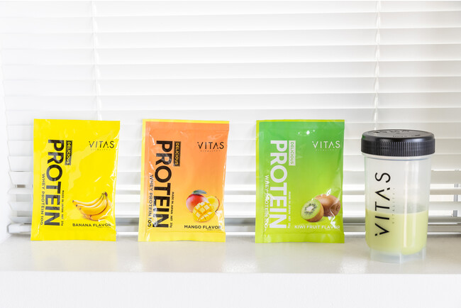 【使い切りで試しやすい】プロテイン ライトユーザー必見！ VITASがDELICIOUS PROTEINの個包装タイプの配布をスタート