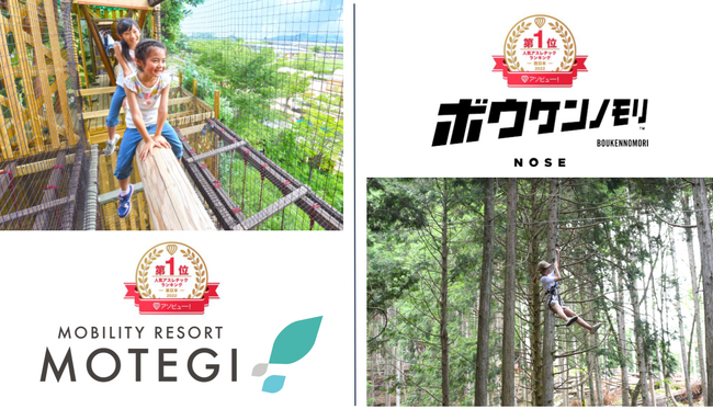 アソビュー、2022年の人気アスレチックランキングを発表！家族や友達と楽しめるアスレチック東西TOP10は？