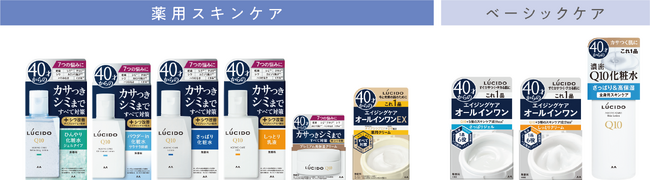 年齢とともに気になる肌悩みに簡単これ1品！ミドル男性の肌に適したエイジングケアが選べる「ルシード スキンケアシリーズ」が8月28日(月)より新発売！