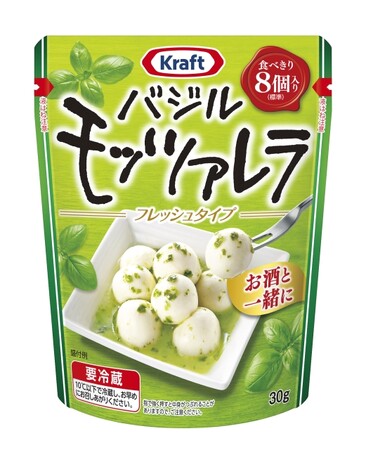「クラフト　バジルフレッシュモッツァレラ」9月1日（金）より関東甲信越以東、9月22日（金）より全国にて新発売