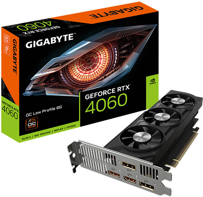 GeForce RTX 4060搭載 ロープロファイル＆横幅182mm グラフィックボードがGIGABYTEより発売