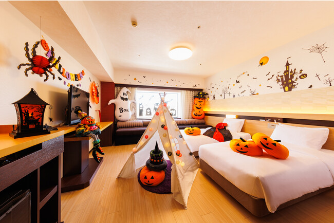 【ホテルメトロポリタン エドモント】ホテルでハッピーハロウィーン♪ハロウィーンデコレーションルーム宿泊プランを販売