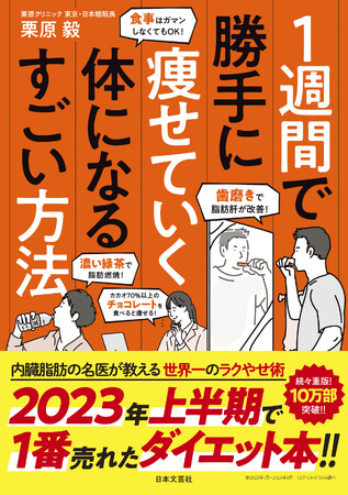 2023年上半期で１番売れたダイエット本『１週間で勝手に痩せていく体になるすごい方法』10万部突破!!