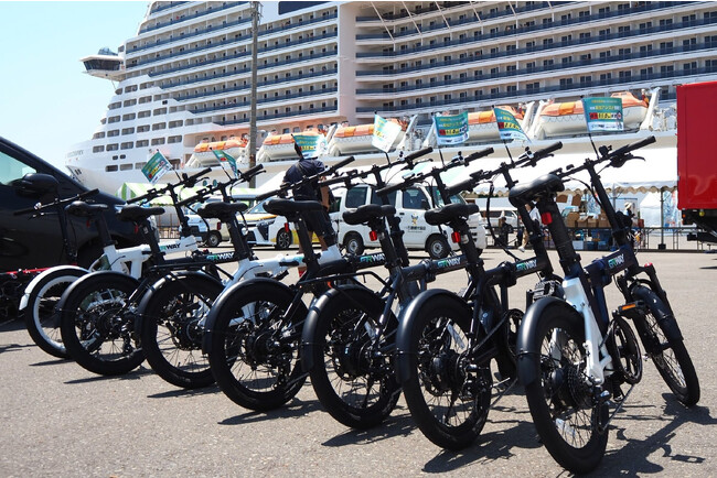 【豪華クルーズ｜オプショナルツアーレポート】電動アシスト自転車 ERWAY A01 と A02、チャータークルーズの寄港地観光に提供