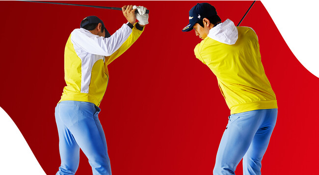 生地のストレッチ性を引き出す独自カッティング搭載のゴルフウェア『ルコックスポルティフ』の「ストレッチフォーサー」シリーズ展開