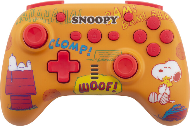 世界的な人気キャラクター「スヌーピー」の SWITCH用コントローラーと収納ポーチを新発売