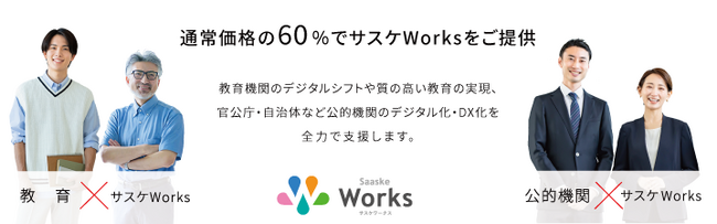 インターパーク　ノーコード業務アプリ作成ツール『サスケWorks』の「アカデミックライセンス」「ガバメントライセンス」を9/1より提供開始！
