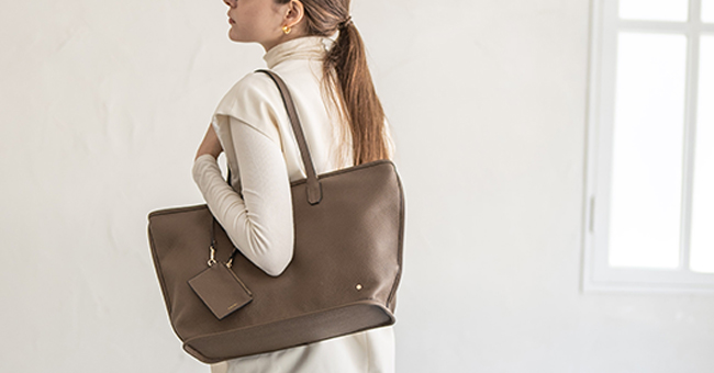 【人気バッグがリニューアル】大人のバッグは、シンプル＆上質に。こだわり抜いた大人気のトートバッグが更に使いやすくなりました。