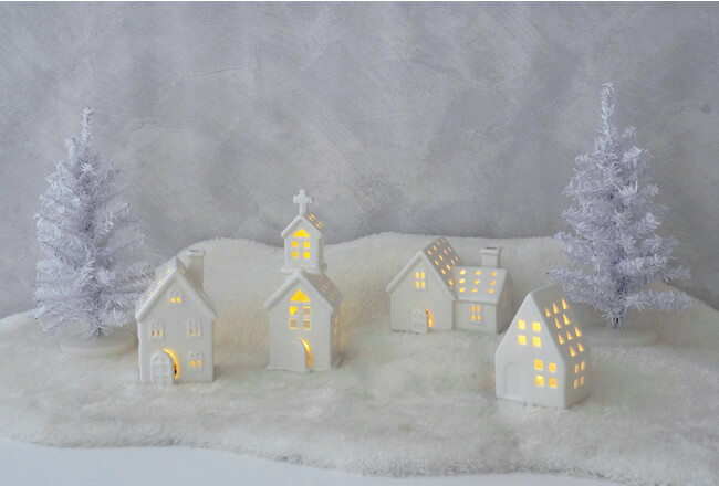 白い陶器からやわらかく広がるあかりのおうちシリーズが新登場!