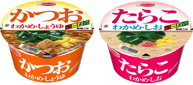 かつおラーメン、たらこラーメン　新発売