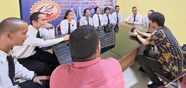 【特定技能制度】インドネシアの若者が通う現地の教育機関とJAPANNESIAが意見交換を実施。