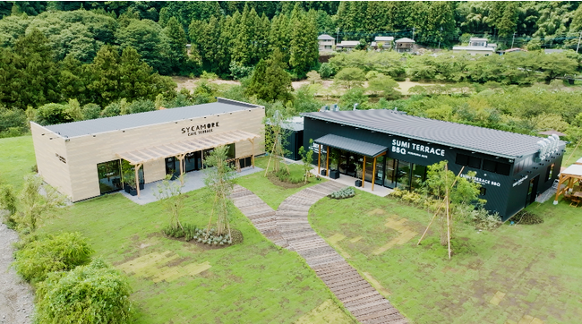 【大自然に囲まれた里山の中で、天候問わず楽しめる！】群馬県桐生市に『SUMI TERRACE 森のヴィレッジ』第1期、9月14日（木）いよいよ開業！