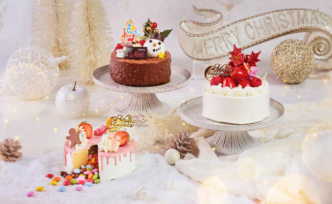 ザ ストリングス 表参道で「テーブルを彩る3種のクリスマスケーキ」予約開始
