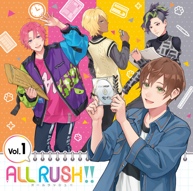 千葉翔也さん、榎木淳弥さん、小野友樹さんら豪華声優陣が出演！アニメ制作会社の日常を描く『ALL RUSH!!』待望のドラマ＆キャラソンが全3巻で発売決定!!