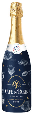 フランス産スパークリングワイン「カフェ・ド・パリ」から「ラグビーワールドカップ 2023」の開催を記念した限定デザインボトル『カフェ・ド・パリ ブラン・ド・ブラン ブルー・エディション』が登場！