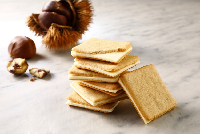香ばしいクッキーが食欲をそそる。イタリア産の栗を使用した秋らしい逸品。「東京ミルクチーズ工場」から「マロン&マスカルポーネクッキー」を新発売！