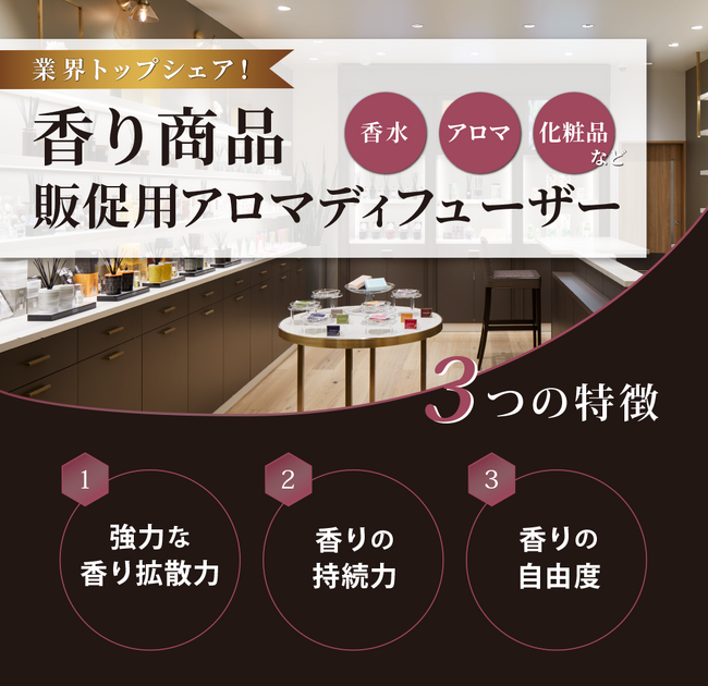 プロモツール、販促用アロマディフューザーのラインナップ完成！
