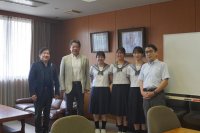 明浄学院高等学校吹奏楽部が理事長を表敬訪問しました!