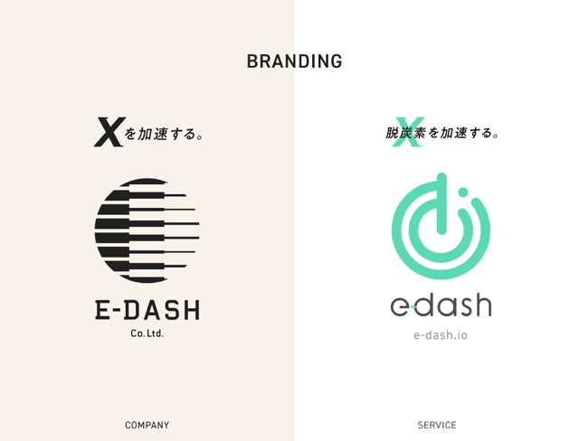 CO2排出量可視化サービス「e-dash」を運営するe-dash株式会社がコーポレート・アイデンティティを刷新