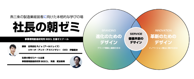【燕三条地域の製造業向け】高付加価値化・高度人材強化を目的とした経営者向けゼミナール「社長の朝ゼミ」開講と第一期生の募集