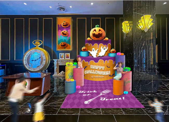 超ビッグなハロウィーンケーキがお出迎え？！ハッピー・ハロウィーン・フォトスポット登場！