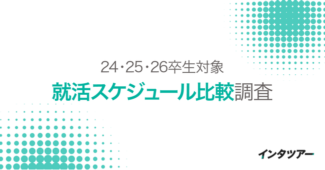 【24～26卒 就活スケジュール比較調査】25卒以降は早期化の傾向さらに強まる。説明から面接まで全体的に前倒しに