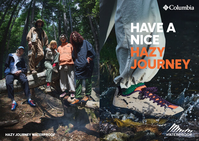 Columbiaよりアウトドアで活躍する防水性のレザーアッパーを纏ったスニーカー「HAZY JOURNEY(TM) WATERPROOF」が発売