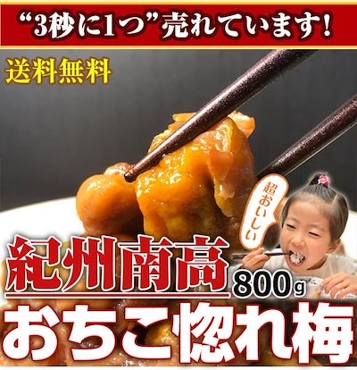 ＜Qoo10 「梅干し」販売数ランキング＞クエン酸豊富で夏バテや熱中症対策に！紀州南高梅の梅干しが人気