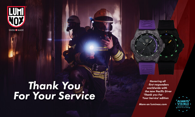 腕時計【ルミノックス】地域や国のため、誰かのために働く人々に敬意を表する世界限定モデル9月1日本日発売！