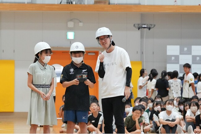 「防災の日（関東大震災から100年）」江東区立豊洲北小学校6年生約150名を対象にドローンを活用したICT特別授業を開催