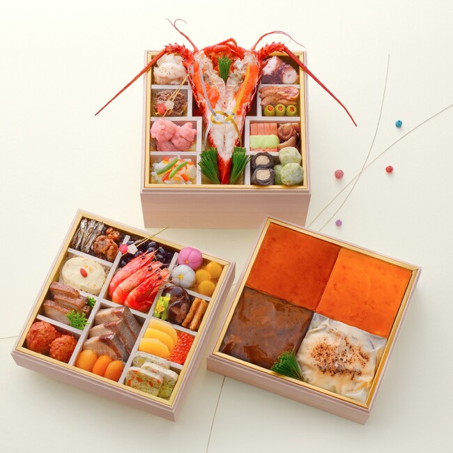 【鳥羽国際ホテル ＆ NEMU RESORT】趣向を凝らした御食国の海山の恵み2024年「おせち料理 和洋三段重」