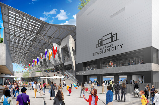 長崎の新シンボル　長崎スタジアムシティの5つの施設がもたらす多様な価値を表現したロゴを公開