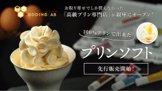 日本でここでしか食べられない新しいプリン！「100％プリンで出来たプリンソフト」のチケットや特別会員権をMakuake(マクアケ)にて9月3日(日)より限定販売開始