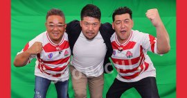 爆笑トークを披露したサンドウィッチマンと畠山健介氏 爆笑トークを披露したサンドウィッチマンと畠山健介氏