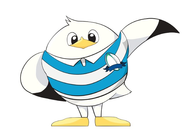 神奈川のラグビー公式マスコットの名前は「かなビー」に決定！県協会が知事を訪問し、お披露目をします