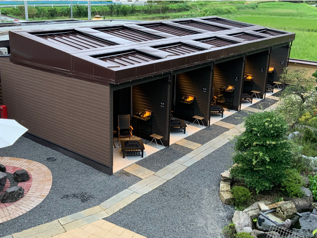 美肌の湯こしかの温泉（鹿児島県霧島市）にグランピングと温泉旅館の”イイトコドリ”をした「温泉旅館グランピング」をオープン！